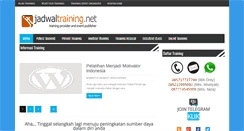 Desktop Screenshot of jadwaltraining.net